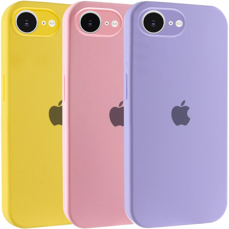 Чехол Silicone Case с защитой камеры для Apple iPhone 16e (6.1") фото 1 из 2