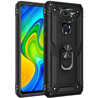 Противоударный чехол Serge Ring с кольцом для Xiaomi Redmi Note 9 / Redmi 10X фото 1 из 5