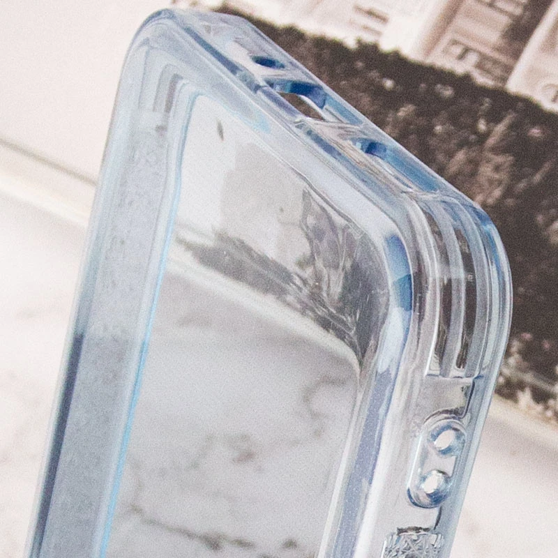 Силіконовий чохол з візерунком на Xiaomi Poco X5 5G – Блакитний. Фото 7 з 7