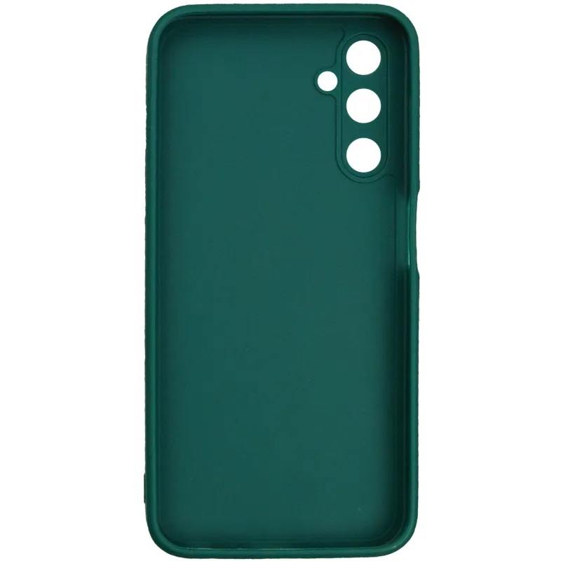 Цветной силиконовый чехол с защитой камеры для Samsung Galaxy A27 – Зеленый / Dark green. Фото 2 из 2