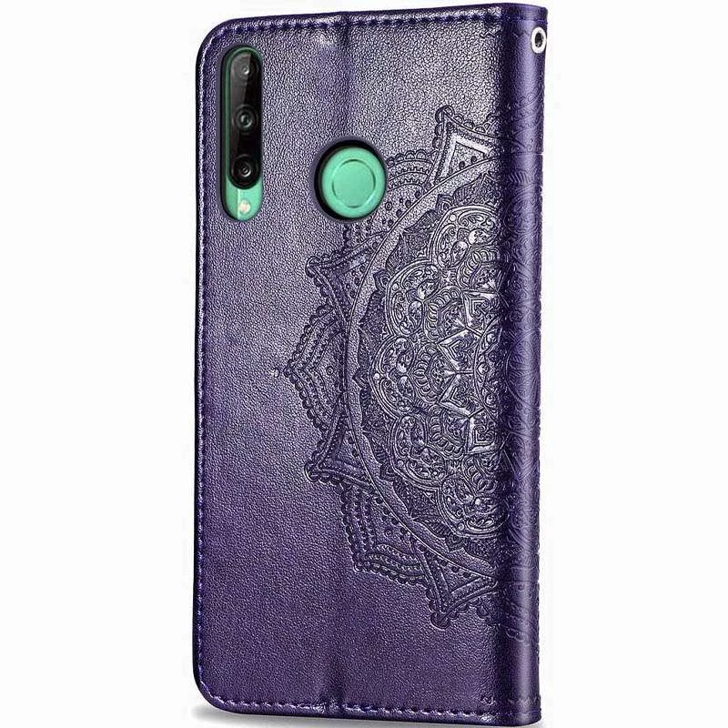 Шкіряний чохол-книжка Art Case з візитницею для Huawei Y6p – Фіолетовий. Фото 4 з 6