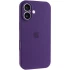 Чехол Silicone Case с защитой камеры для Apple iPhone 16 – Фиолетовый / Amethyst. Фото 1 из 6