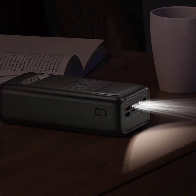 Портативний ЗП Power Bank Hoco DB81A Apollo PD65W 50000 mAh – Black. Фото 5 з 6