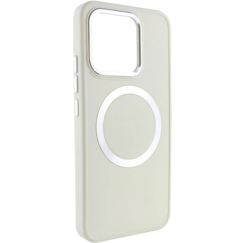 

TPU чехол Bonbon с металлическими кнопками та MagSafe на Xiaomi 14 (Белый / White), Білий / white