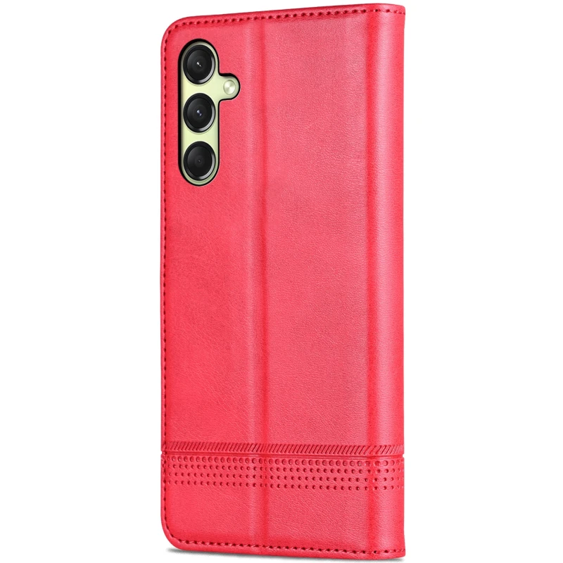 Шкіряний чохол-книжка AZNS Classic series для Samsung Galaxy A26 5G – Red. Фото 2 з 4