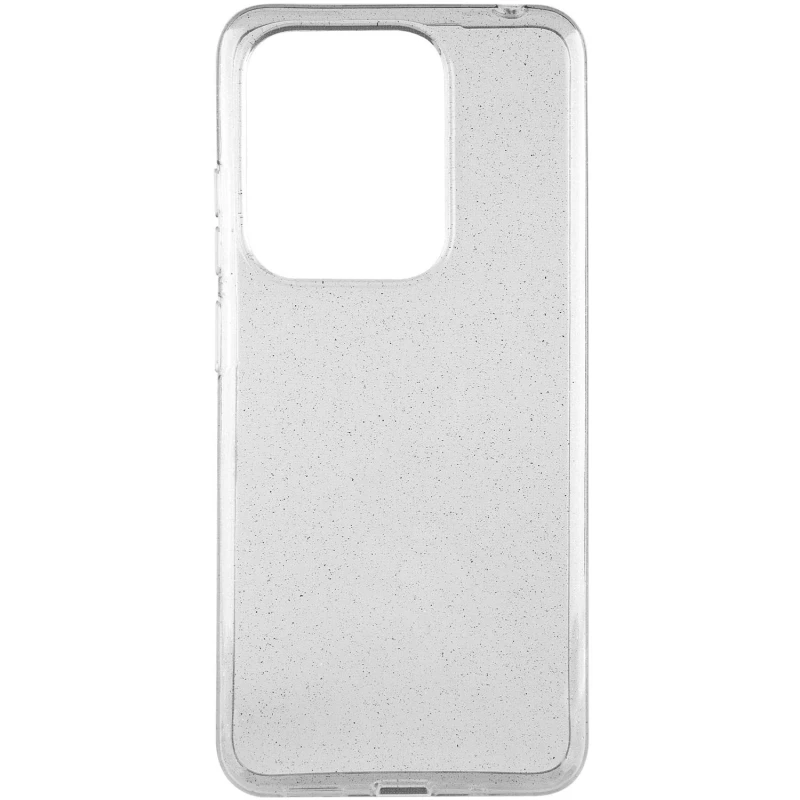 Блискучий силіконовий чохол на Xiaomi Redmi Note 14S – Clear. Фото 1 з 4