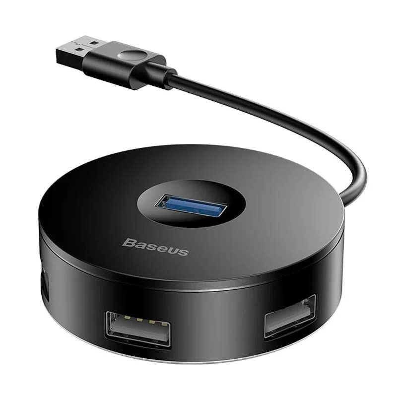 

Перехідник HUB Baseus Round Box USB to USB 3.0 + 3USB 2.0 (1m)