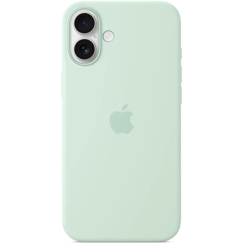Силіконовий чохол ААА with Magsafe connection для Apple iPhone 16 – Aquamarine. Фото 4 з 4
