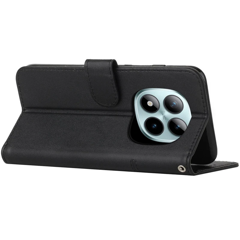 Шкіряний чохол-книжка Jet Cover для Xiaomi Redmi Note 15 Pro 4G – Black. Фото 6 з 6