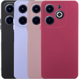 Цветной силиконовый чехол GETMAN с закрытой камерой на Infinix Hot 40i фото 1 Цветной силиконовый чехол GETMAN с закрытой камерой на Infinix Hot 40i фото 1 из 1