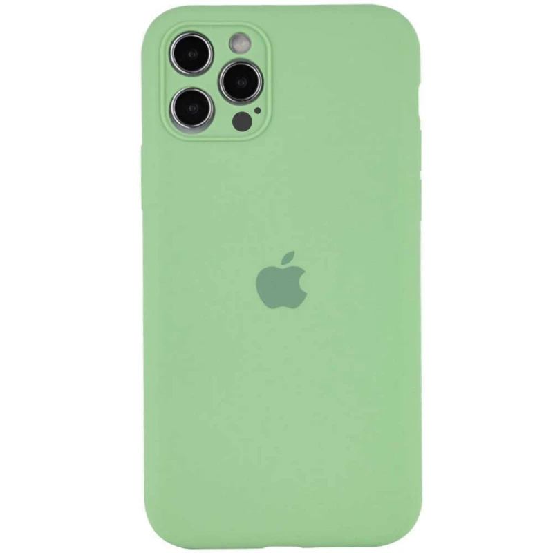 Чохол Silicone Case з захистом камери на Apple iPhone 14 Pro (6.1") – М'ятний / Mint. Фото 2 з 9