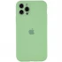 Чохол Silicone Case з захистом камери на Apple iPhone 14 Pro Max (6.7") – М'ятний / Mint. Фото 2 з 9