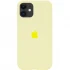 Чохол Silicone Case з закритим низом на Apple iPhone 11 (6.1") – Жовтий / Mellow Yellow. Фото 1 з 3