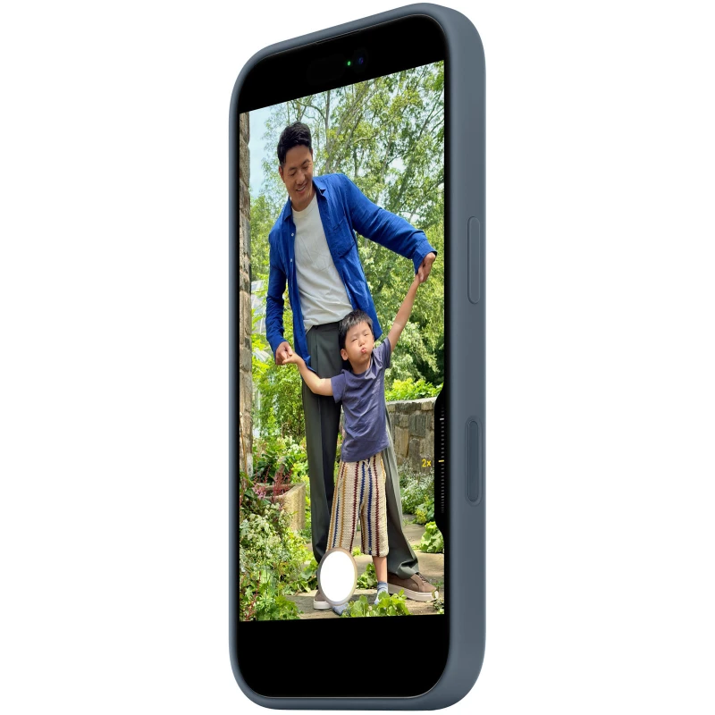 Чохол Silicone case (AAA) with Magsafe and Animation для Apple iPhone 17 Pro (6.3") – Anchor Blue. Фото 2 з 2