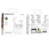 Беспроводные TWS наушники BOROFONE FQ10 Joyful – White. Фото 2 из 4