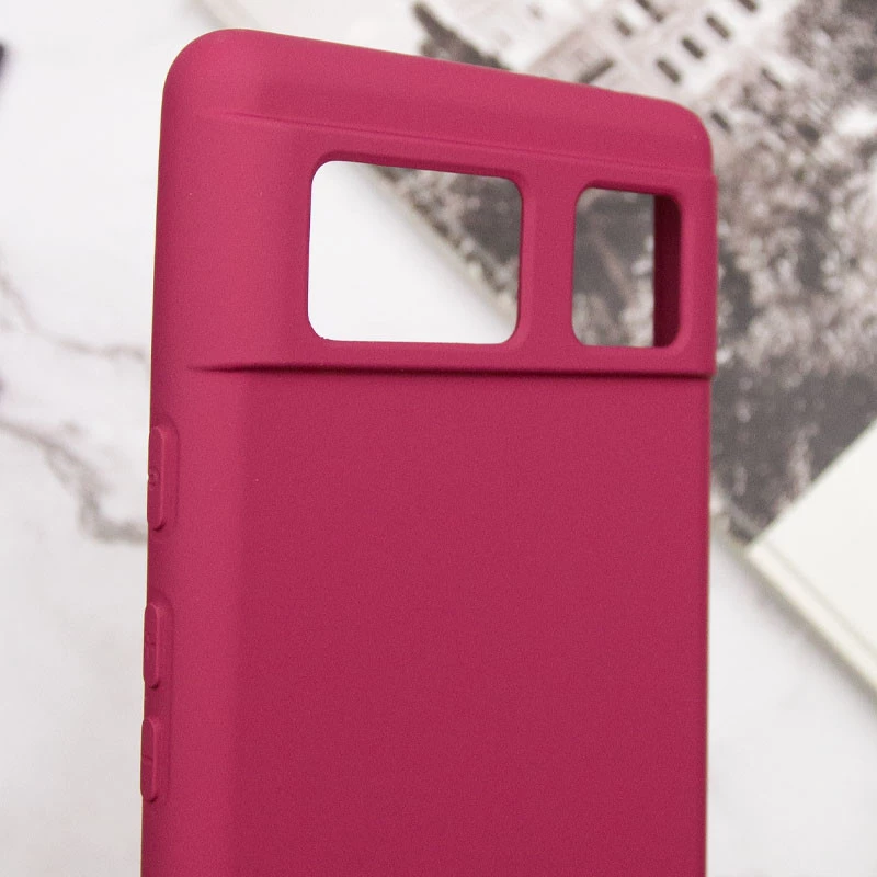 Чохол Silicone Case Lakshmi на Google Pixel 6 – Бордовий / Marsala. Фото 9 з 10