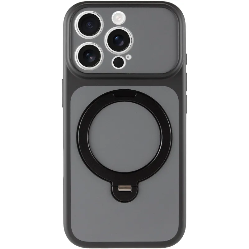 Чохол Ummi Full Camera with Magnetic Fit HQ Ring для Apple iPhone 15 Pro (6.1") – Black. Фото 5 з 10