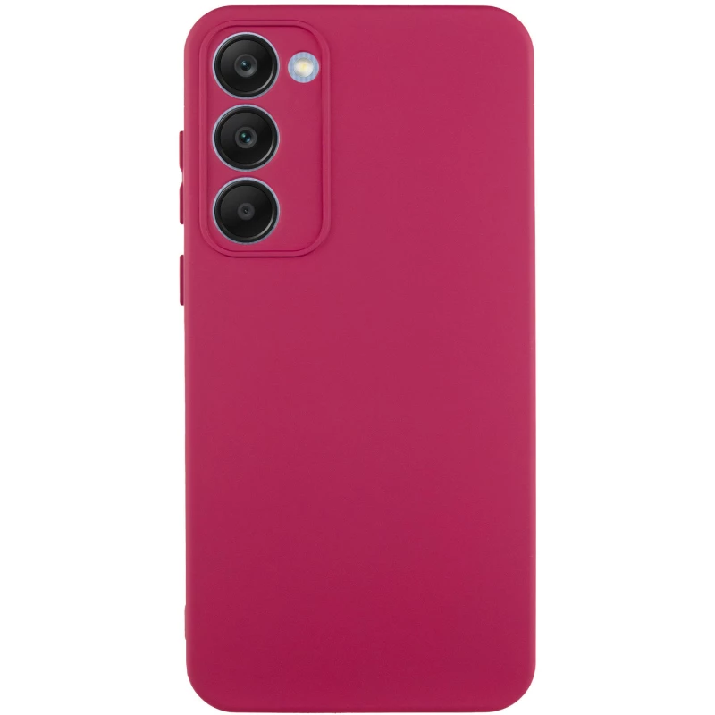 Чохол Silicone Case Lakshmi з закритою камерою на Samsung Galaxy S23 – Бордовий / Marsala. Фото 1 з 17