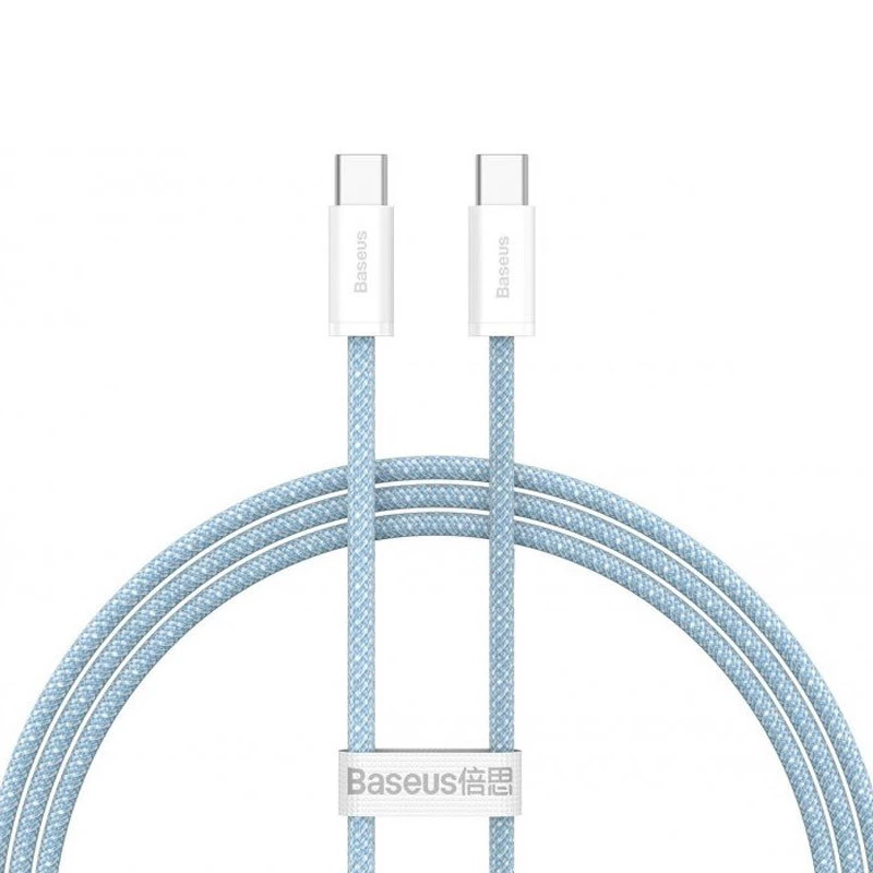 Дата кабель Baseus Dynamic Series Type-C to Type-C 100W (1m) (CALD00020) – Blue. Фото 1 из 5
