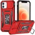 Ударостійкий чохол Square Ring зi шторкою на камеру на Xiaomi Redmi Note 11E Pro – Червоний / Red. Фото 1 з 1