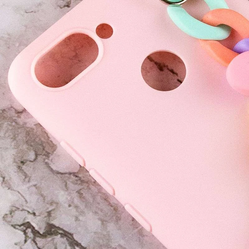 Чохол Heart з ланцюгом на Xiaomi Redmi 6 – Pink Sand. Фото 4 з 4
