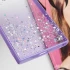 Чехол с блестками и защитой камеры для Samsung Galaxy S22 Ultra – Сиреневый. Фото 10 из 10