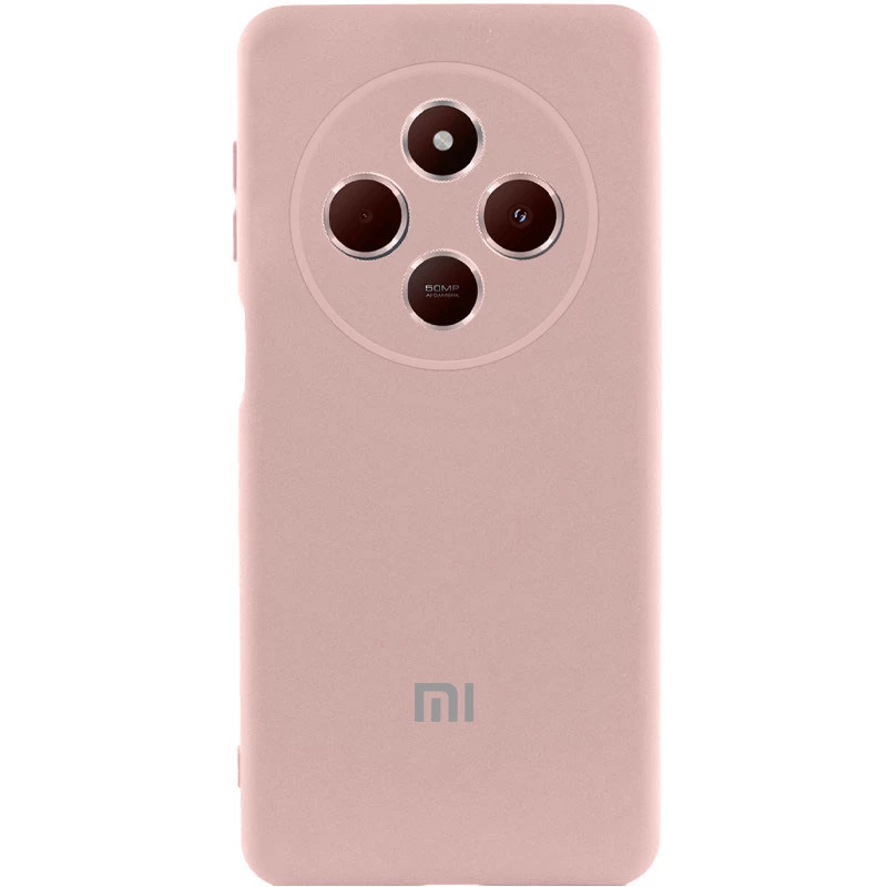 Чохол Silicone Case Lakshmi Premium L з закритою камерою на Xiaomi Poco C75 – Рожевий / Pink Sand. Фото 1 з 1