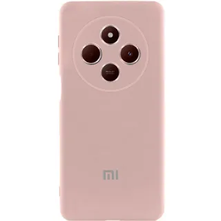 Чохол Silicone Case Lakshmi Premium L з закритою камерою на Xiaomi Poco M7 — Рожевий / Pink Sand