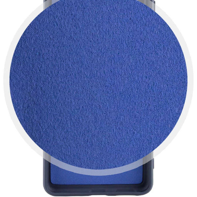 Чохол Silicone Case Lakshmi Premium з закритою камерою на Xiaomi Redmi 14C / Poco C75 – Темно-синій / Midnight blue. Фото 4 з 8