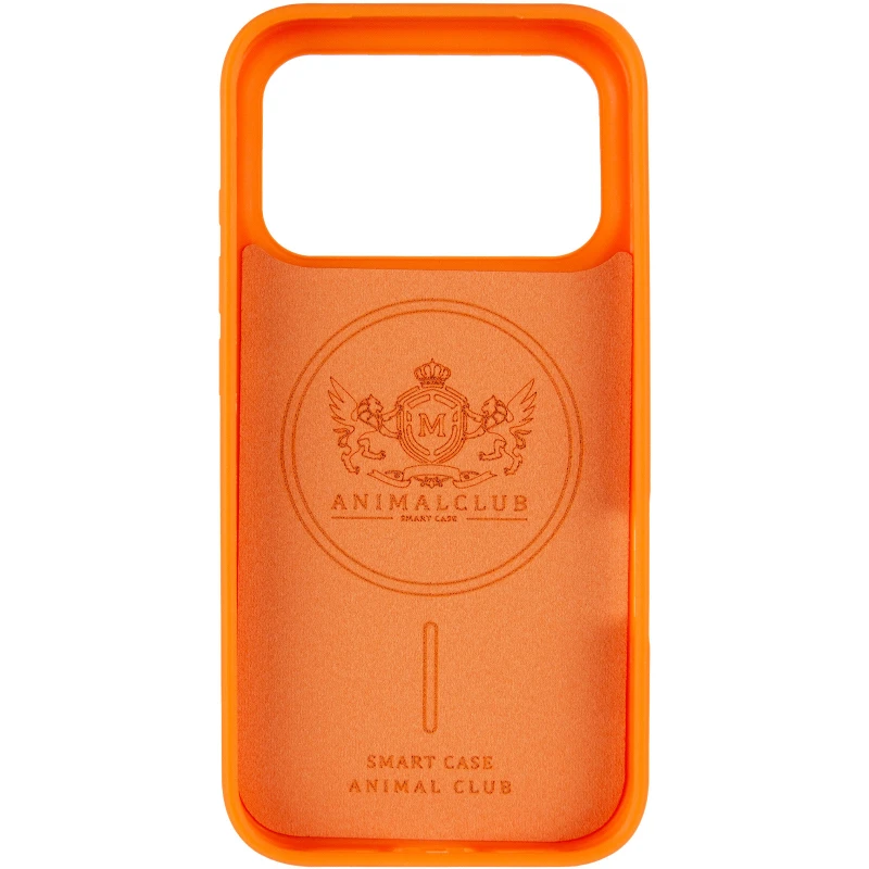 TPU+PC чохол Animal Club для Apple iPhone 17 Pro (6.3") – Hermes Orange. Фото 4 з 7