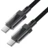 Дата кабель Acefast C12-03 Type-C to Type-C 60W (1.2m) – Black. Фото 2 з 5