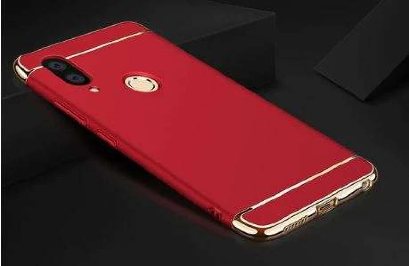 

Пластикова накладка з хромом на Huawei Honor 8X (Червоний)