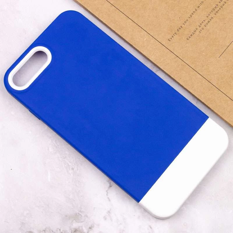 Двухцветный чехол Bichromatic для Apple iPhone 7 plus / 8 plus – Navy Blue / White. Фото 5 из 5