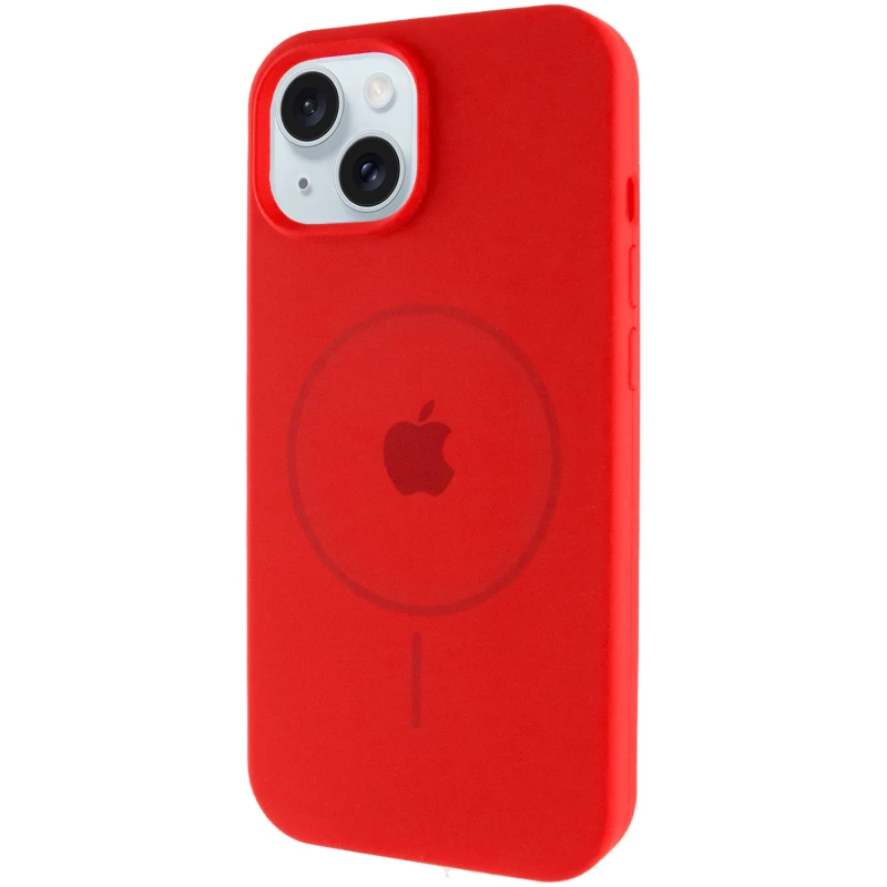 Чохол Silicone Armor Max with MagSafe для Apple iPhone 15 Plus (6.7") – Червоний / Red. Фото 2 з 6