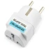 Універсальний перехідник UK/US на європейську розетку EU – Білий. Фото 2 з 4
