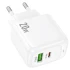 МЗП Hoco CS54A Surplus PD20W+QC3.0 (1USB-A/1C) – White. Фото 3 з 8
