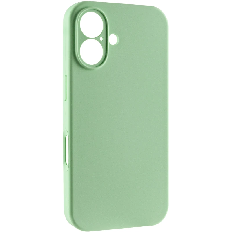 Чохол Silk Full Camera Protective (AA) NO LOGO для Apple iPhone 17 (6.3") – Зелений / Pistachio. Фото 2 з 8