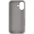 Чехол Silicone Case с закрытым низом для Apple iPhone 17 (6.3") – Серый / Lavender. Фото 4 из 6