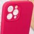 Чохол з захистом камери Silicone Case для Apple iPhone 12 Pro Max (6.7") – Червоний / Rose Red. Фото 6 з 6