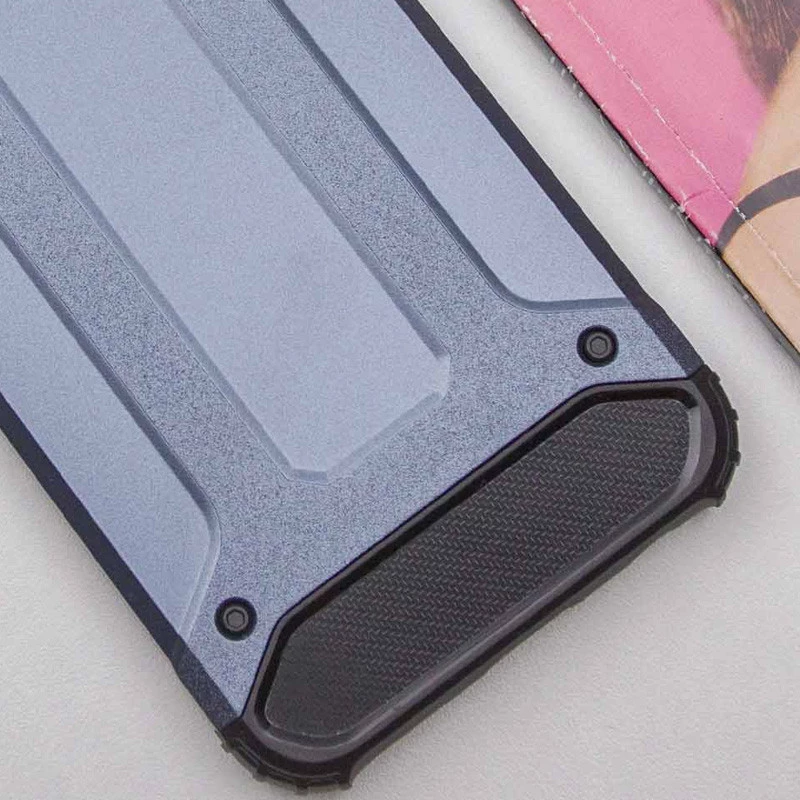 Протиударний чохол з посиленими кутами Immortal на Xiaomi Poco C75 – Сірий / Metal slate. Фото 2 з 3