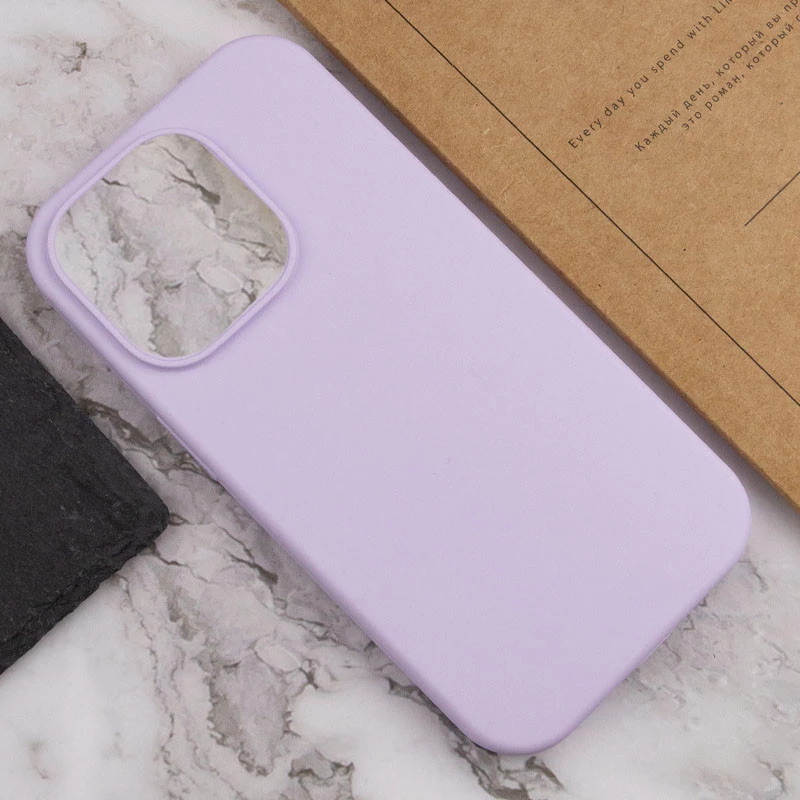 Чехол с закрытым низом Silicone Case для Apple iPhone 13 Pro Max (6.7") – Сиреневый / Lilac. Фото 7 из 8