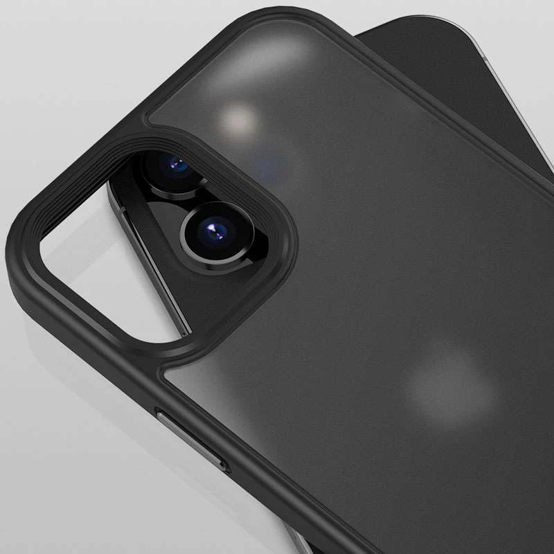 TPU+PC с металлическими кнопками для Apple iPhone 12 Pro (6.1") – Черный. Фото 5 из 6