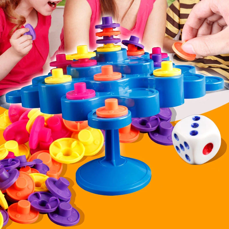 Настільна інтерактивна гра Ummi 707-30 Topple Tower Game – Blue. Фото 5 з 7