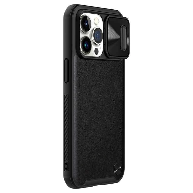 

Шкіряна накладка Nillkin зі шторкою для камери на Apple iPhone 13 Pro Max (6.7") (Чорний / Black)