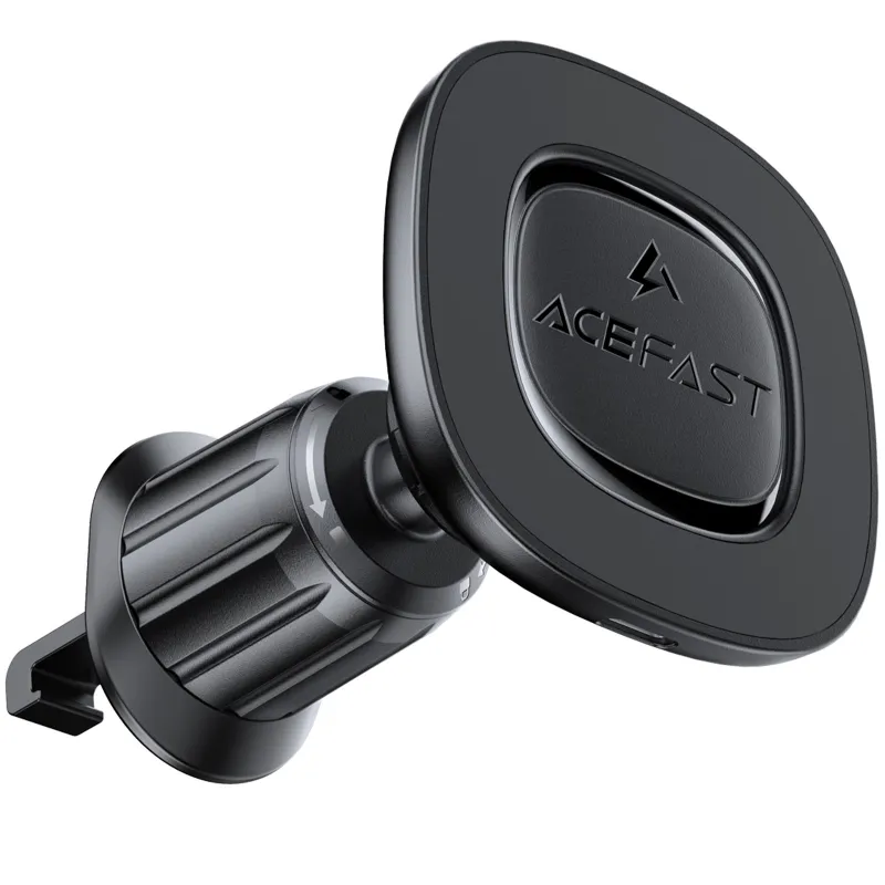 Автотримач з БЗП Acefast D46 QI2 Magnetic Charging 15W (air outlet) – Black. Фото 4 з 5