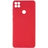 Кольоровий силіконовий чохол із захистом камери на Xiaomi Redmi 9C – Червоний / Camellia. Фото 1 з 1