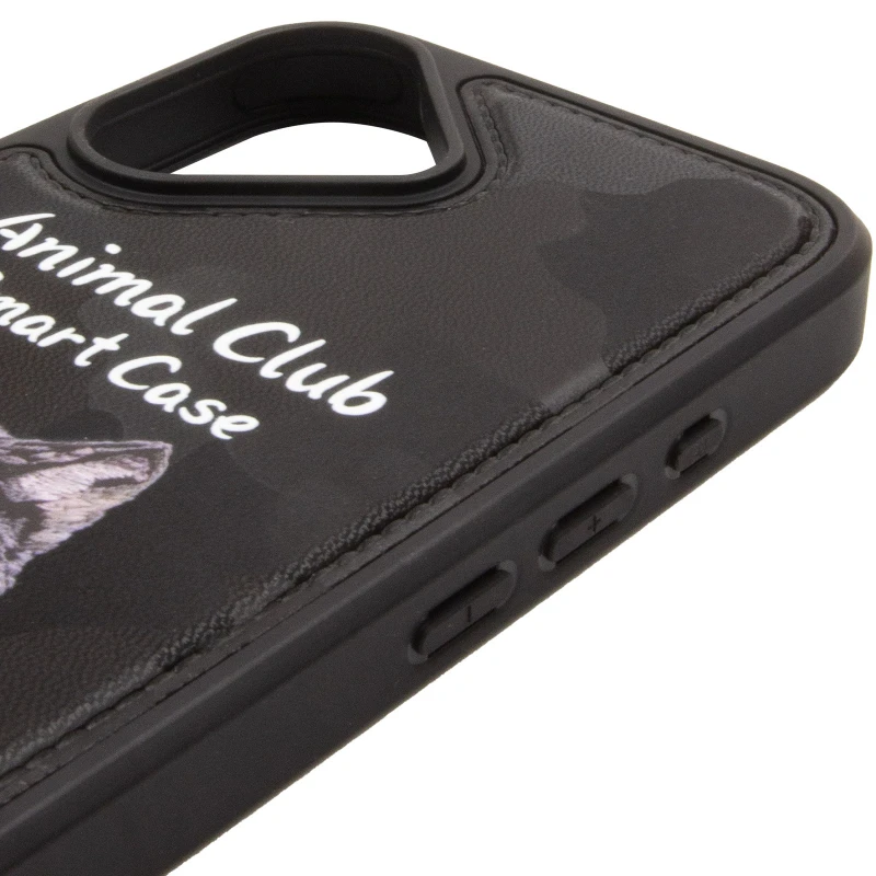 TPU+PC чехол Animal Club для Apple iPhone 17 (6.3") – Black. Фото 7 из 8