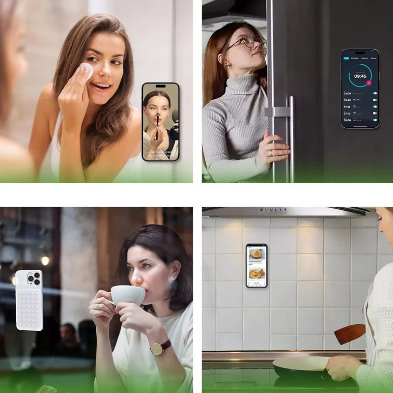 Держатель-присоска для телефона Double Side Silicone 100*64мм фото 3 из 3