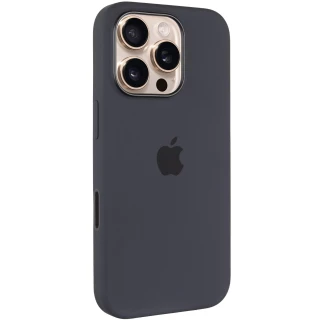 Силіконовий чохол ААА with Magsafe connection для Apple iPhone 16 Pro — Black
