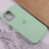Чехол Silicone case (AAA) with Magsafe and Animation для Apple iPhone 12 Pro Max (6.7") – Зеленый / Pistachio. Фото 7 из 7
